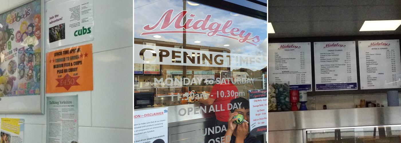 Midgleys Menu