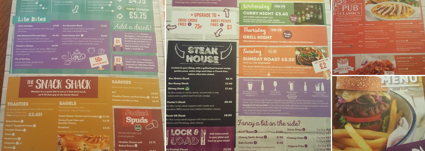 Broadway Leeds Menu