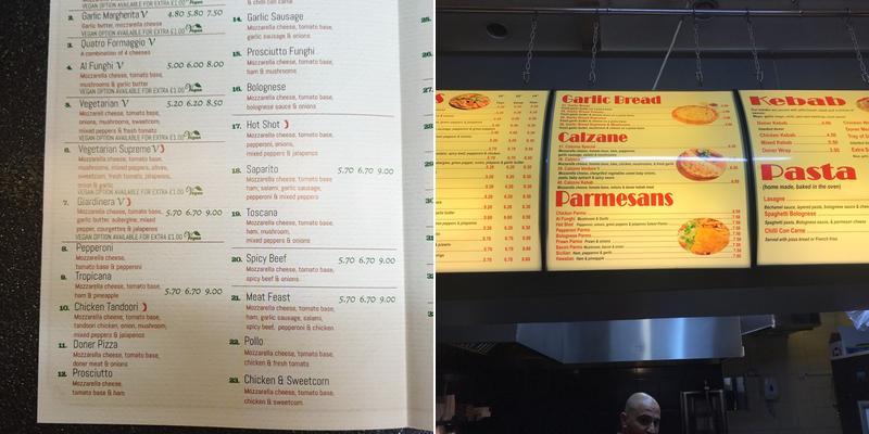 64 Pizzeria Menu
