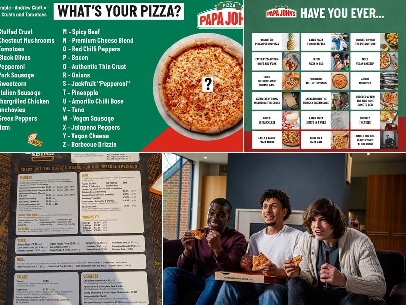 Papa John's Pizza Menu