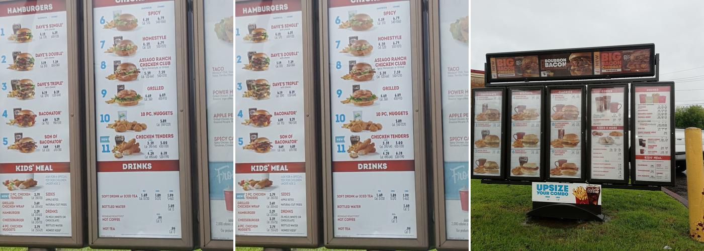 Wendy's Menu