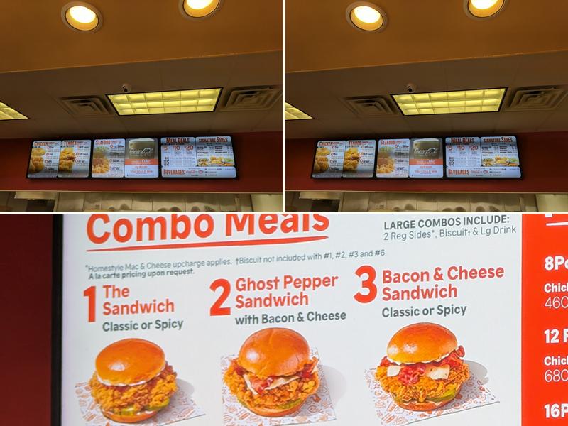 Popeyes Louisiana Kitchen Menu
