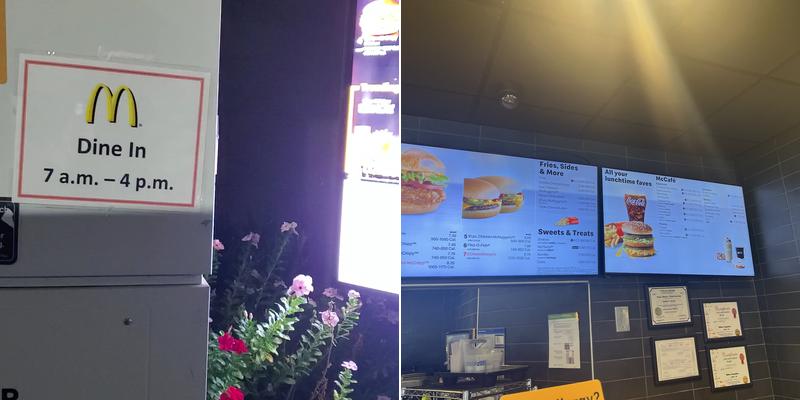 McDonald's Menu