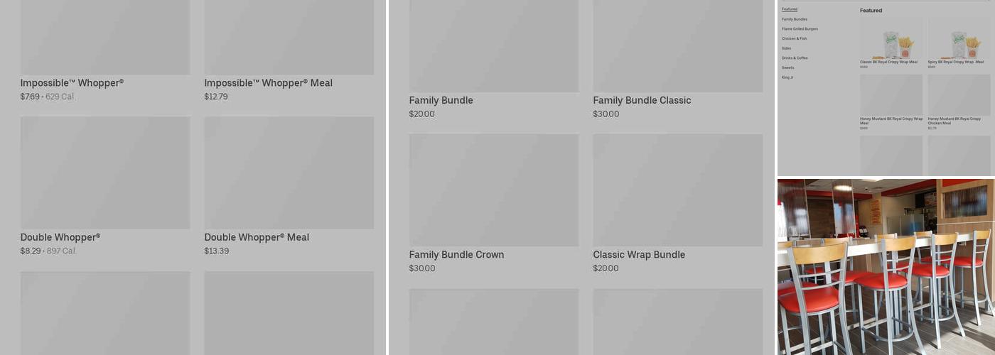 Burger King Menu