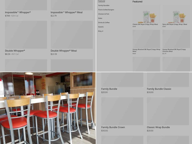 Burger King Menu