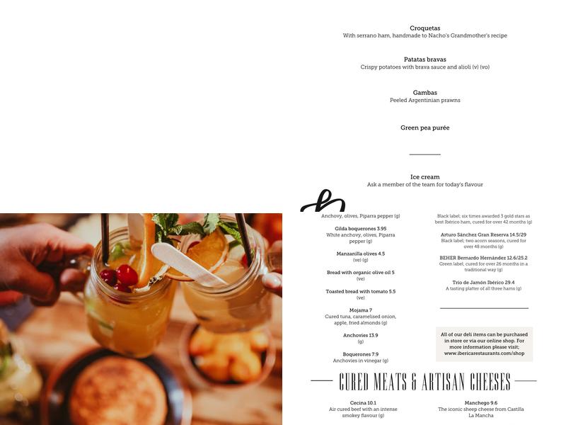 La Bodega Leeds Menu