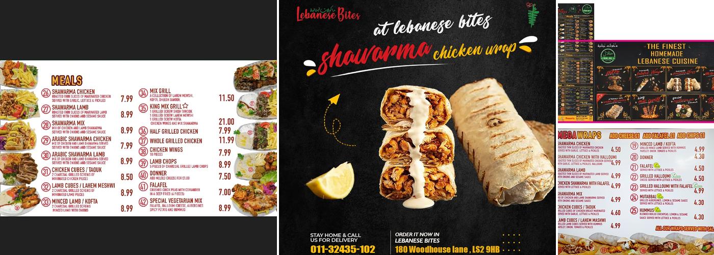 Lebanese Bites Menu