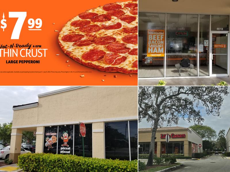 Little Caesars Pizza 4618 N University Dr, Coral Springs