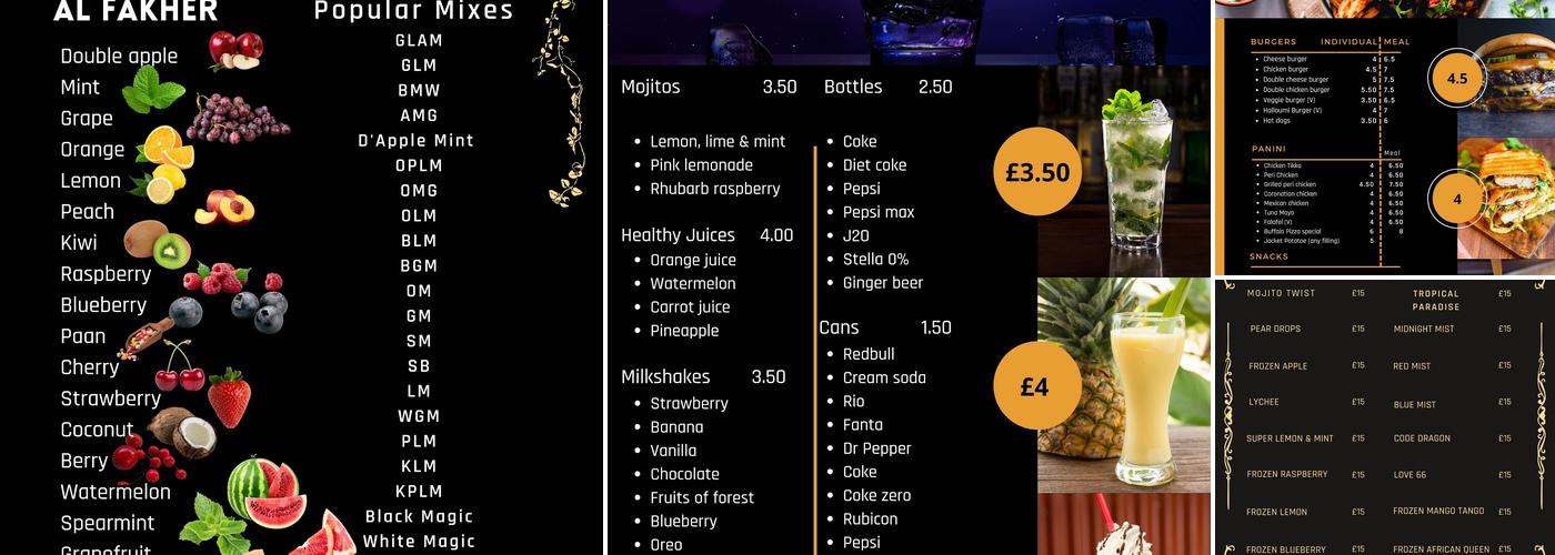 RendezVu Cafe & Shisha Lounge Menu