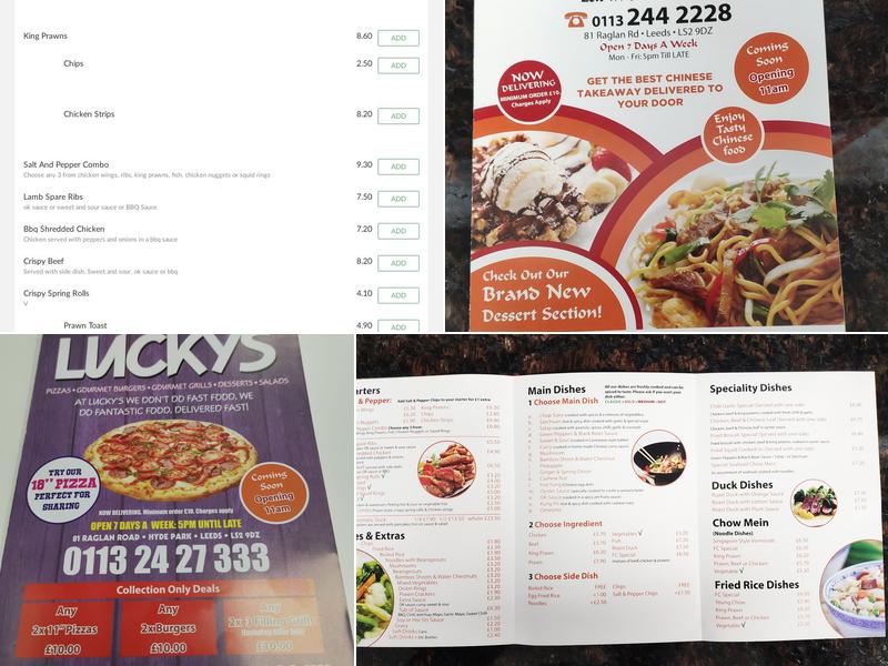 Fortune Cookie Leeds Menu