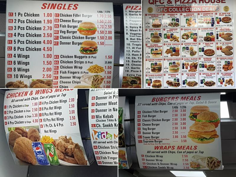 QFC Pizza House Menu