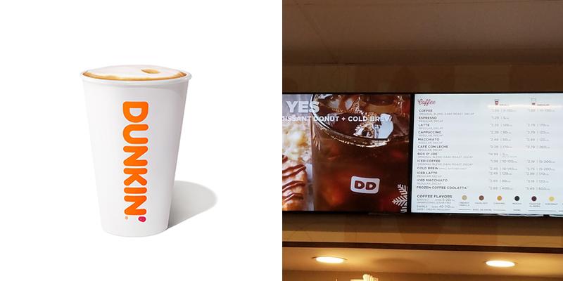 Dunkin' Menu