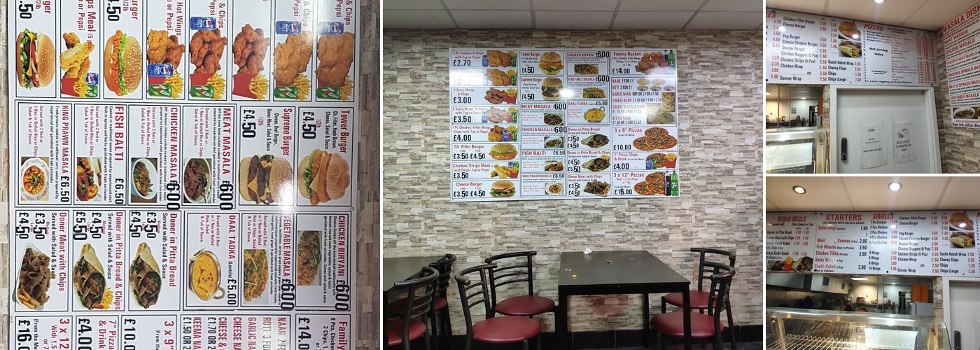 C F C & CURRY HOUSE original Menu