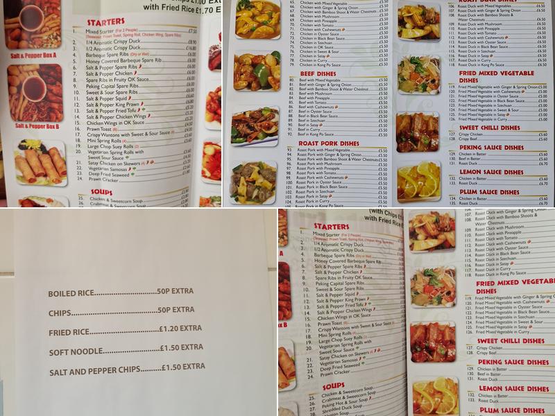 Jumbo Express Menu