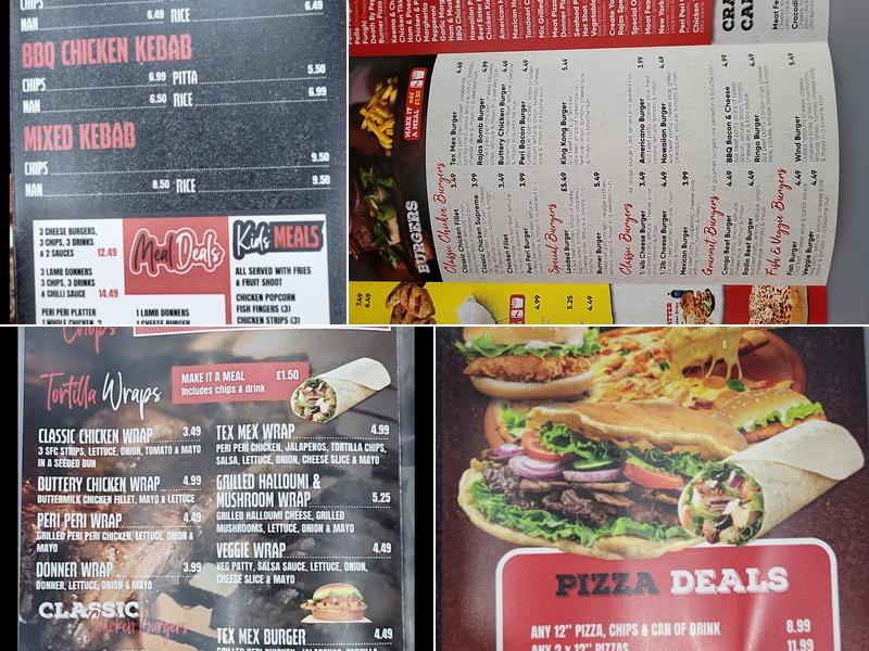 Rajas food house Menu