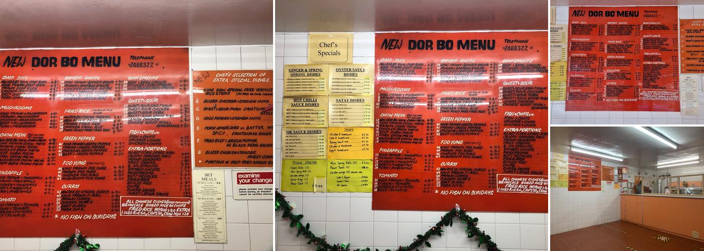 New DOR Bo Menu