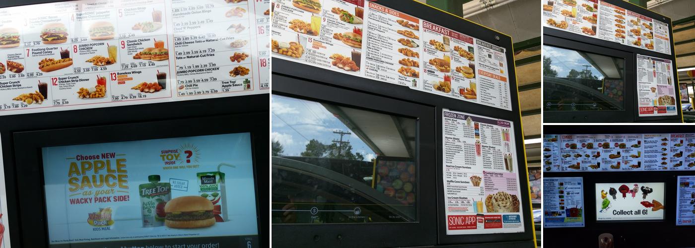 Sonic Drive-In Menu