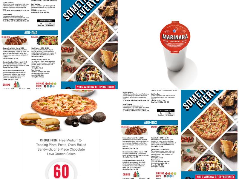 Domino's Pizza Menu