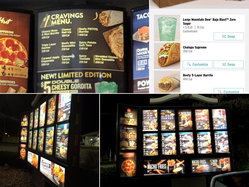 Taco Bell Menu
