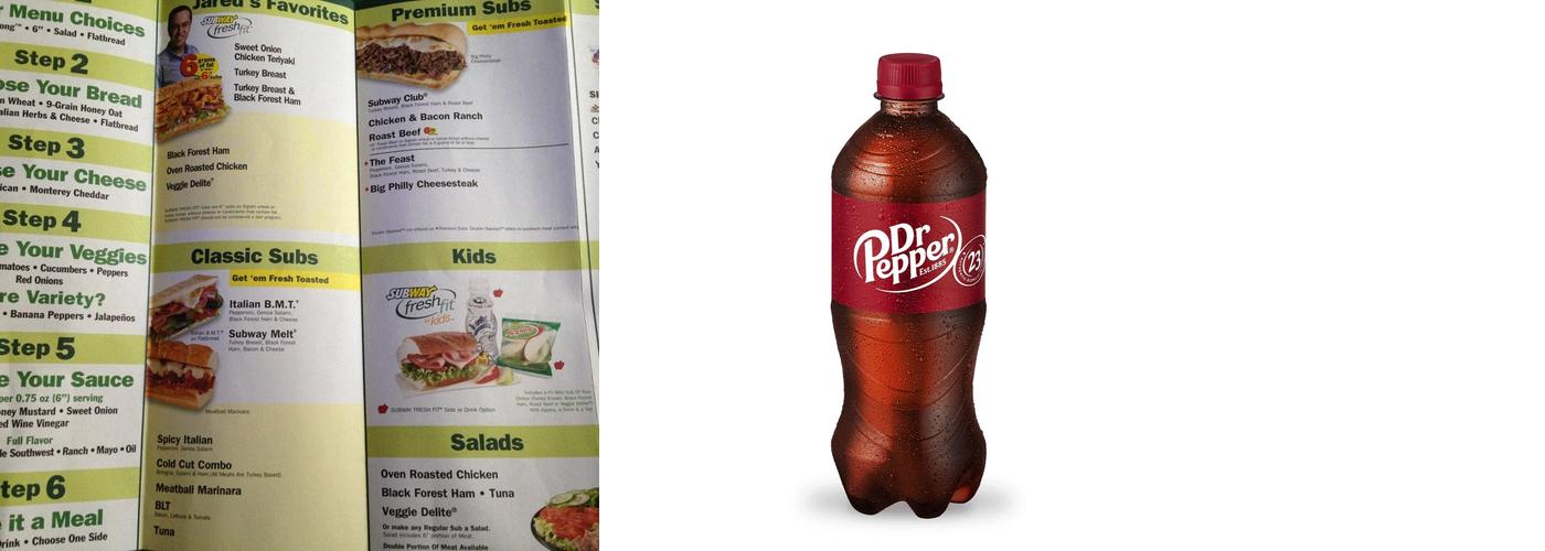 Subway Menu