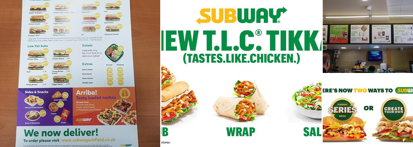 Subway Menu