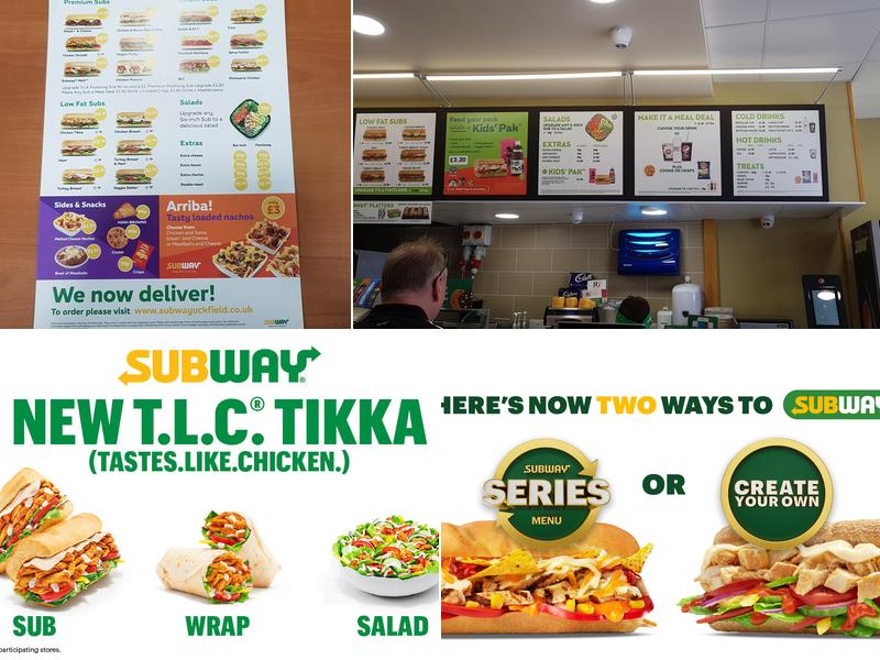 Subway Menu