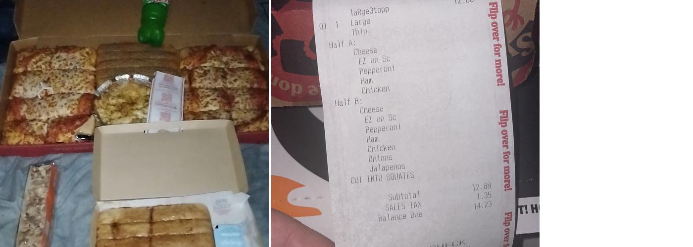 Pizza Hut Menu