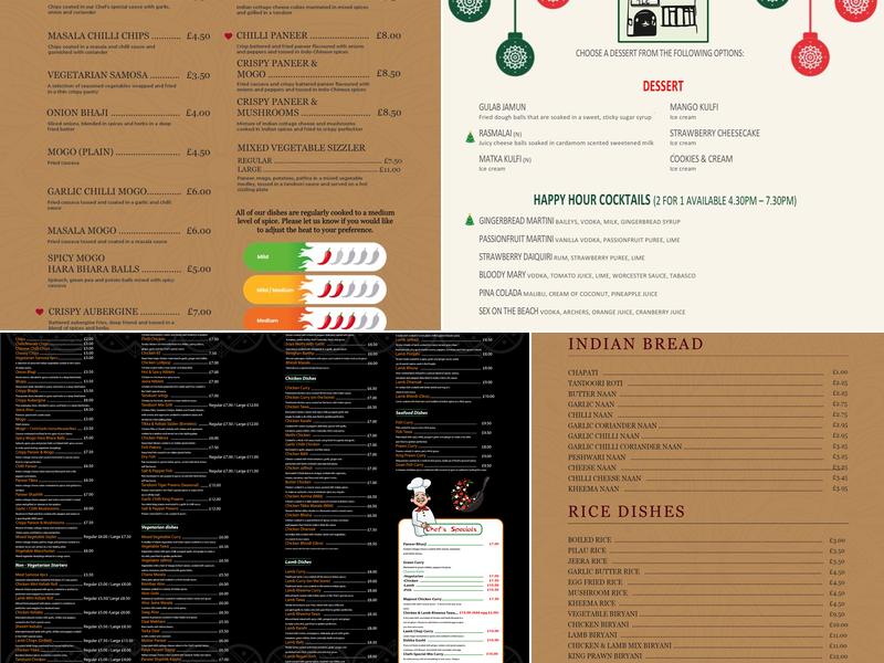 The Little Club Bar & Grill Menu