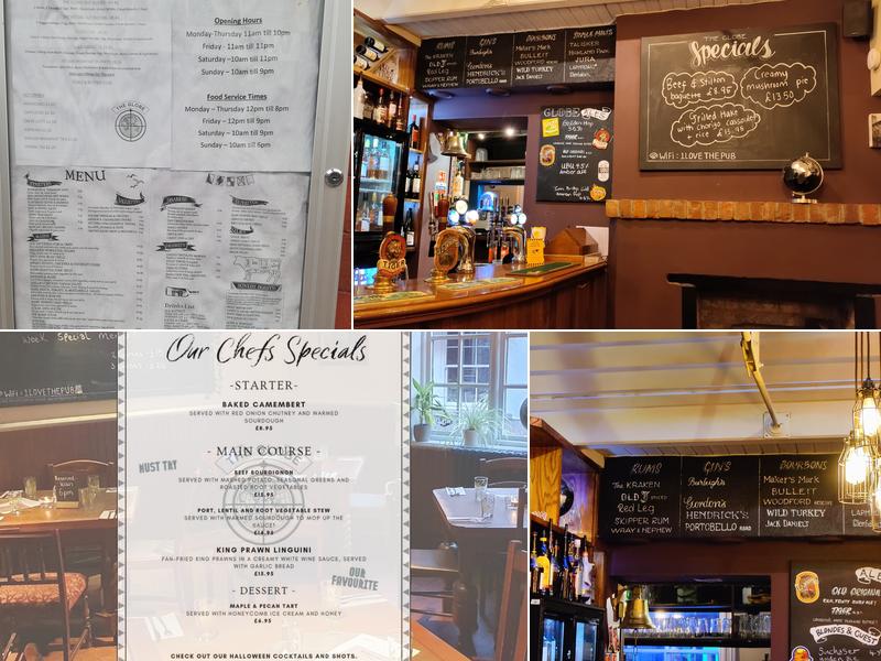 The Globe - Pub & Kitchen Menu