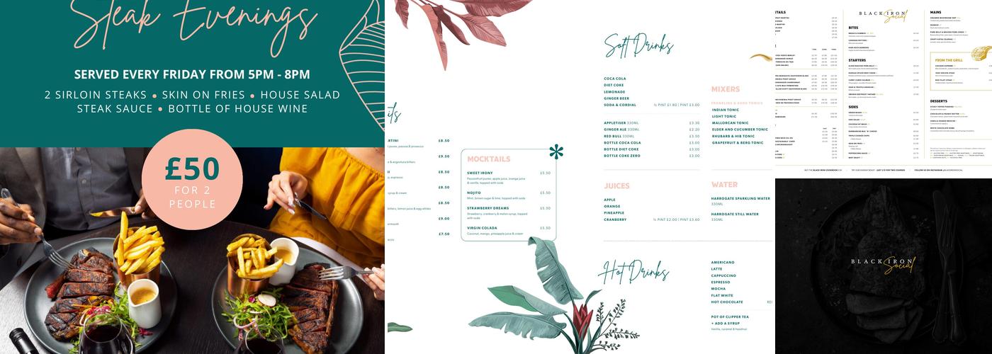 Black Iron Social Menu