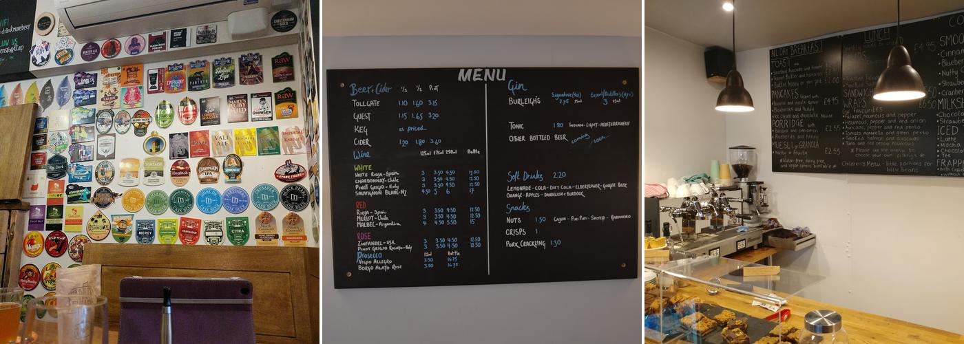 The Queens Road Tap Menu