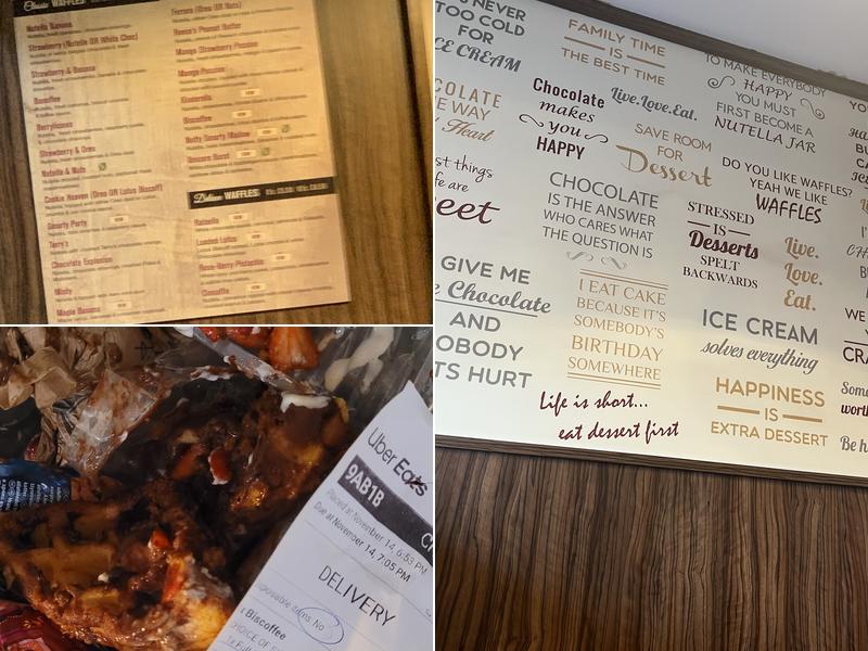 Cravings Dessert Bar Menu