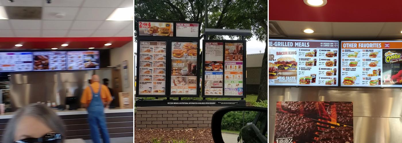 Burger King Menu