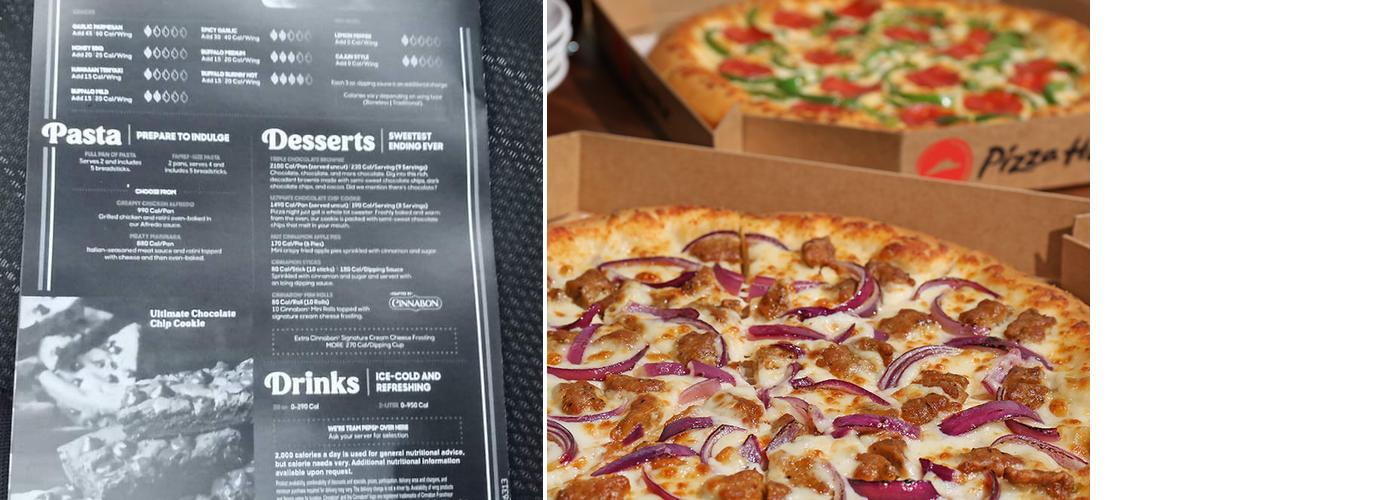 Pizza Hut Menu