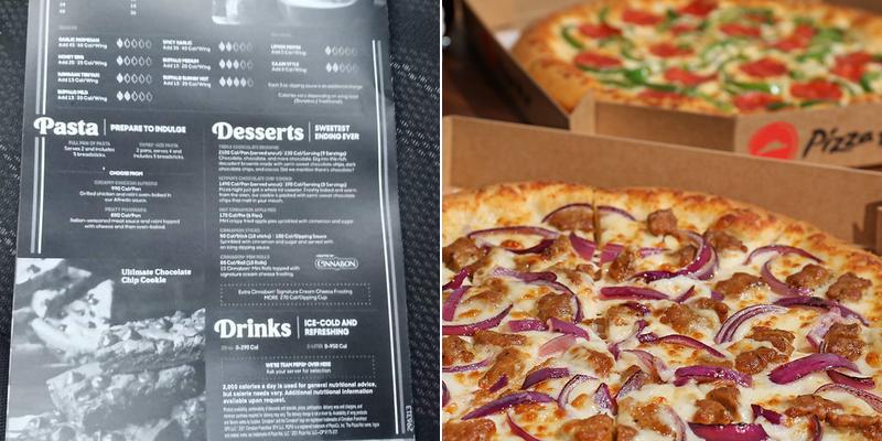 Pizza Hut Menu