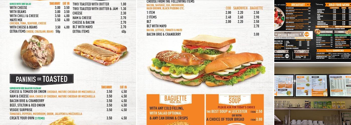 Curveside Bistro Menu