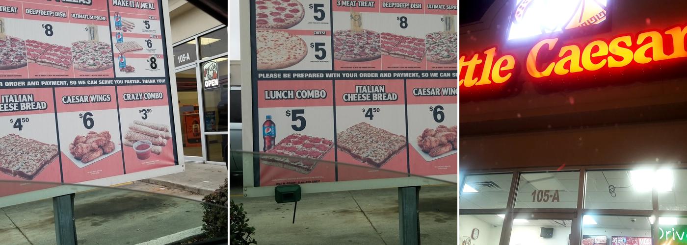Little Caesars Pizza Menu