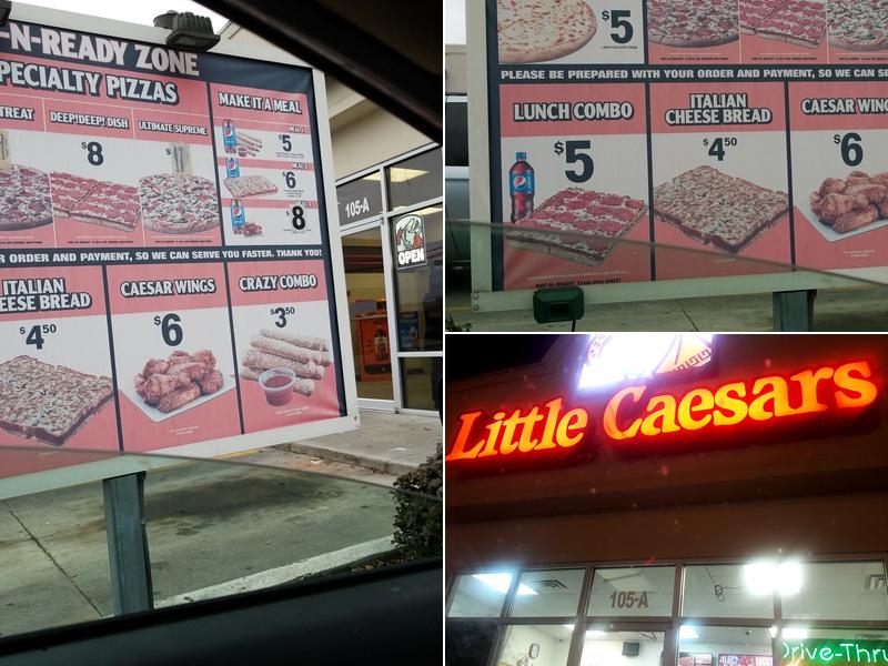 Little Caesars Pizza Menu