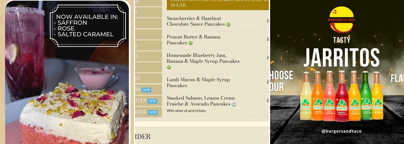 Lamaison Lounge Leicester Menu