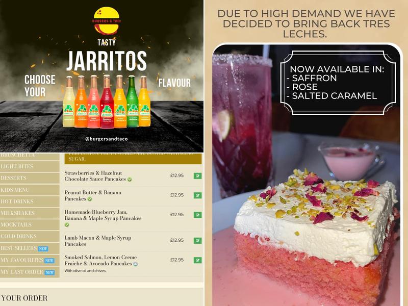 Lamaison Lounge Leicester Menu