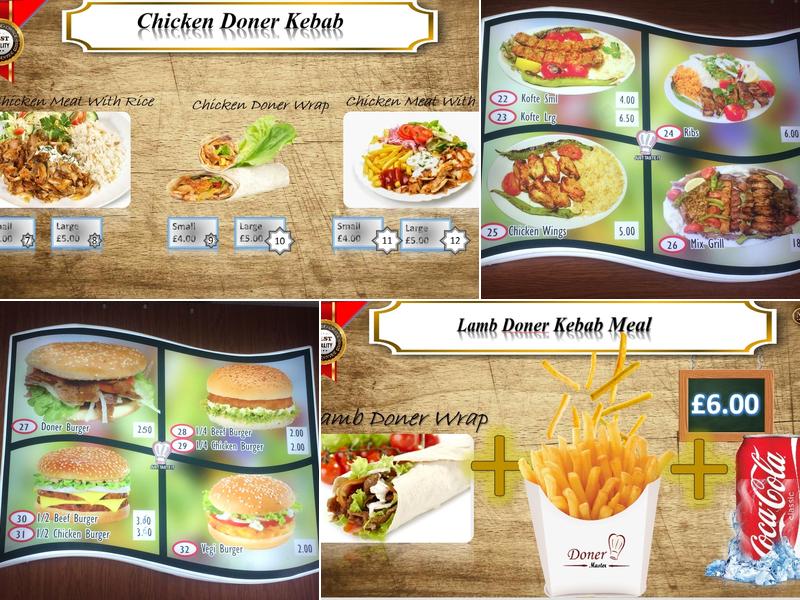 Doner Master Menu