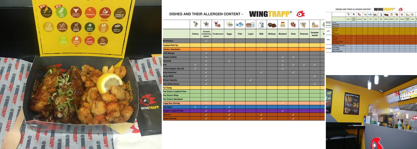 WingTrapp Menu