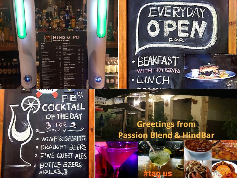 Passion Blend & HindBar Menu