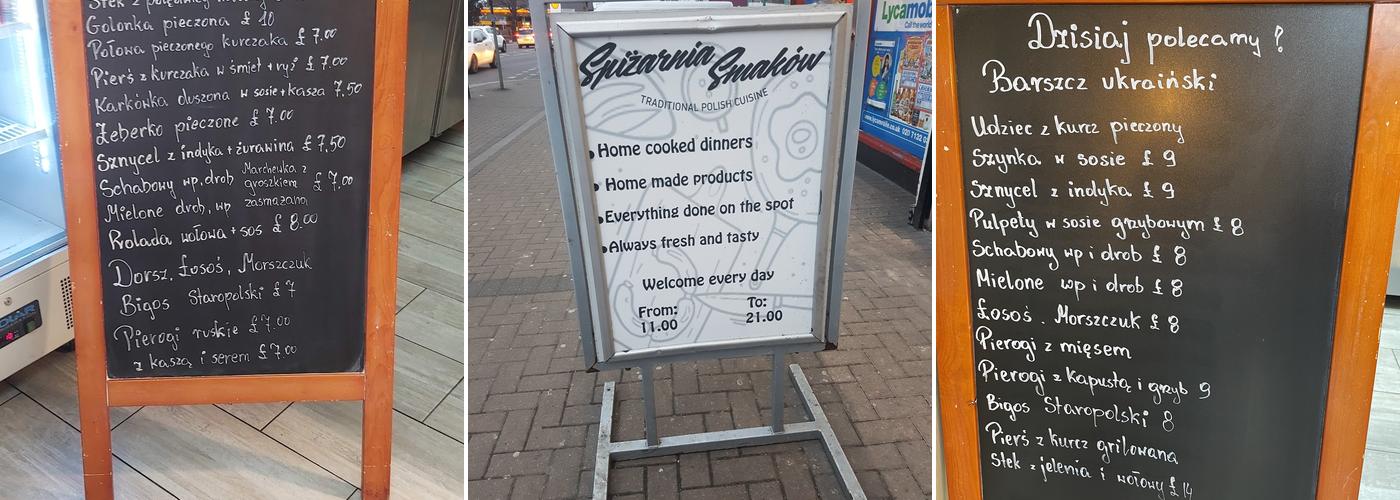 Spizarnia Smakow Menu