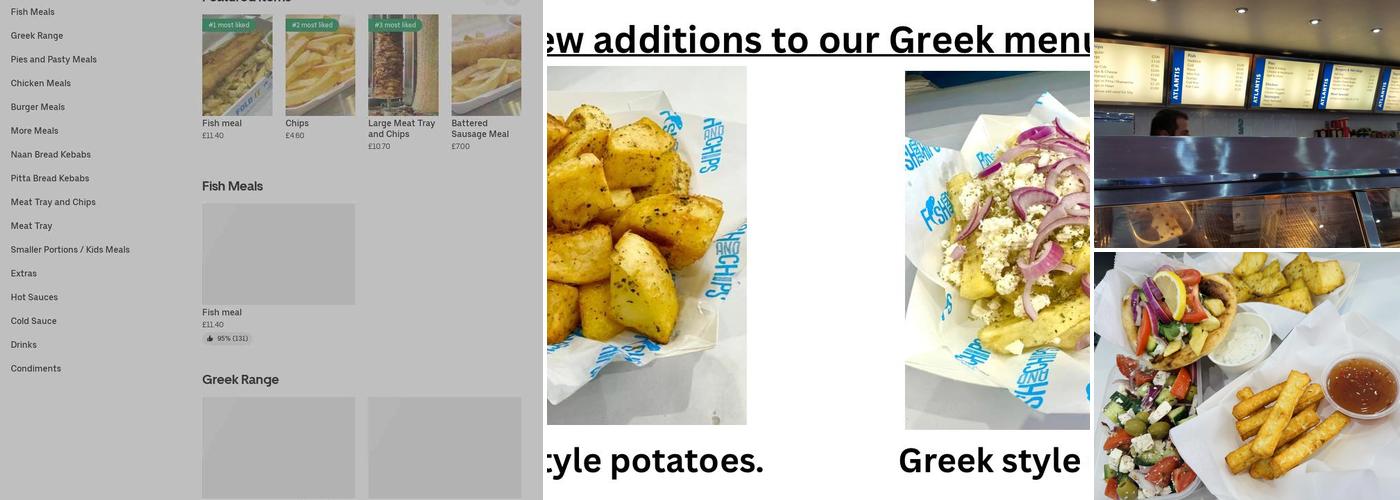 Atlantis Fish Bar Menu