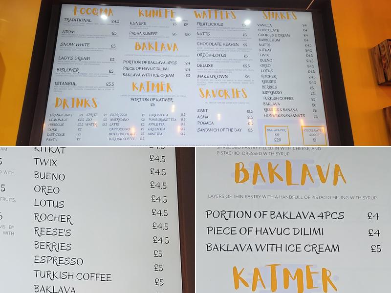 Looqma Menu