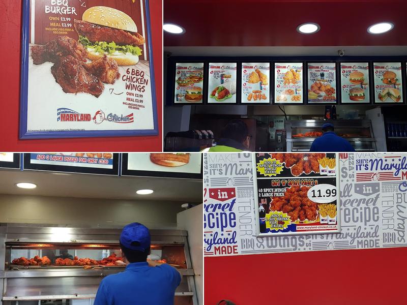 Maryland Chicken Menu