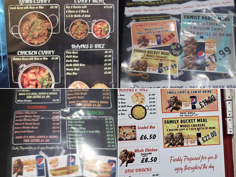 Ton Ton Chicken Menu