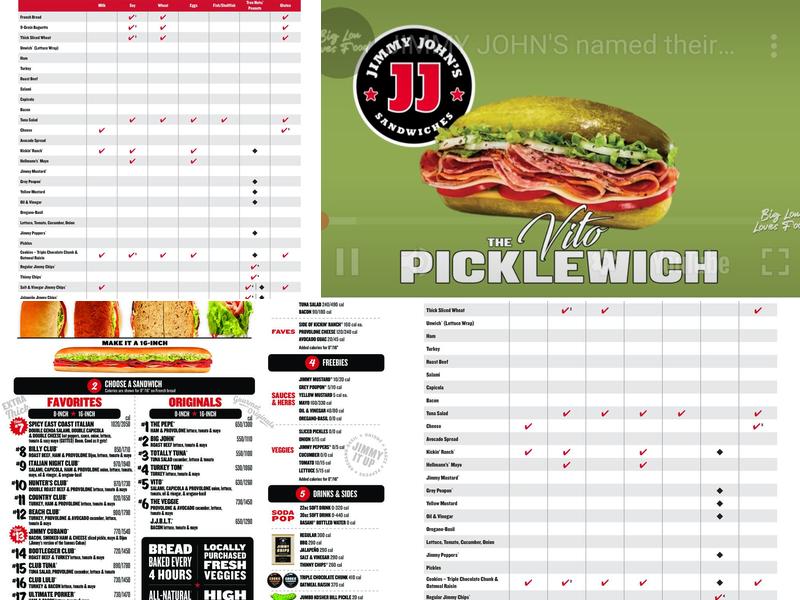Jimmy John's Menu