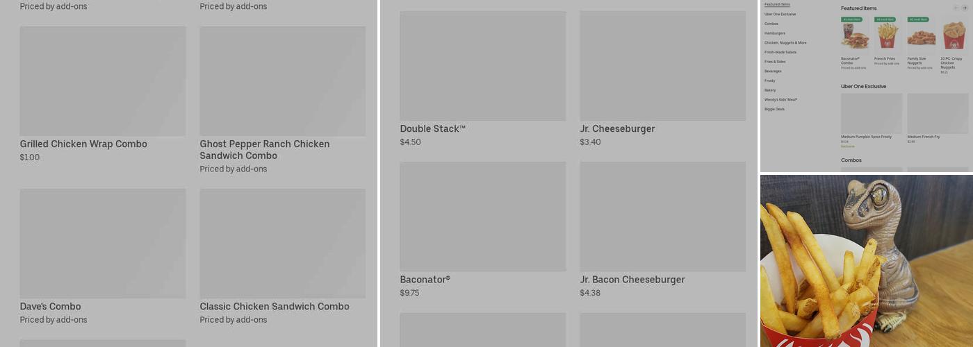 Wendy's Menu